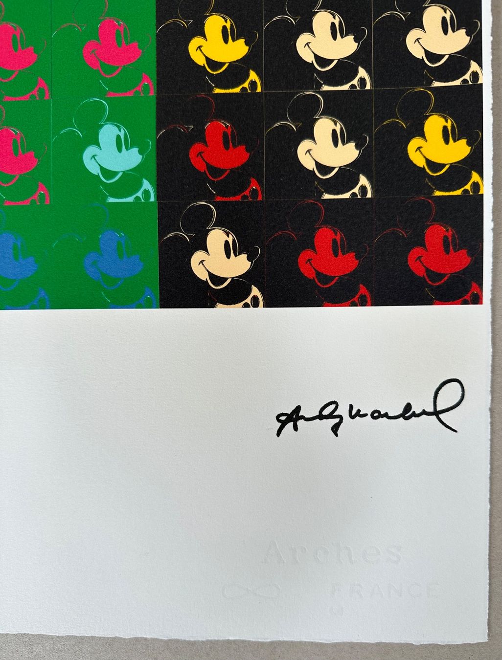Gemälde: Andy Warhol: Multiple Mickey Mouse 28/100 – Neu (gemäss Beschreibung) aus Meilen von Smgdesign 3