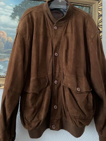 Jacke Wildleder,Liberty,Braun wintageGr,XLfon Nichtrauch,Top