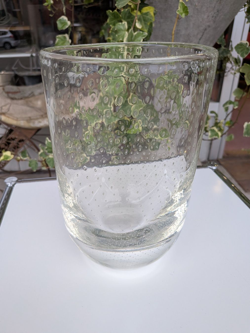 Vasi & Recipienti: Schwere Vase Glasvase – Usato da Emmen venduto da magelan