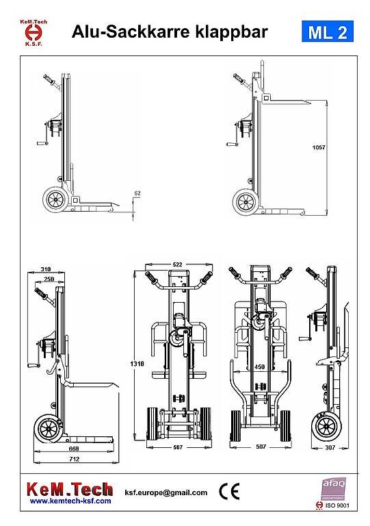 Altro per stoccaggio & trasporto: Alu-Sackkarre mit Seilwinde – Usato da Reiden venduto da Jogy6 4