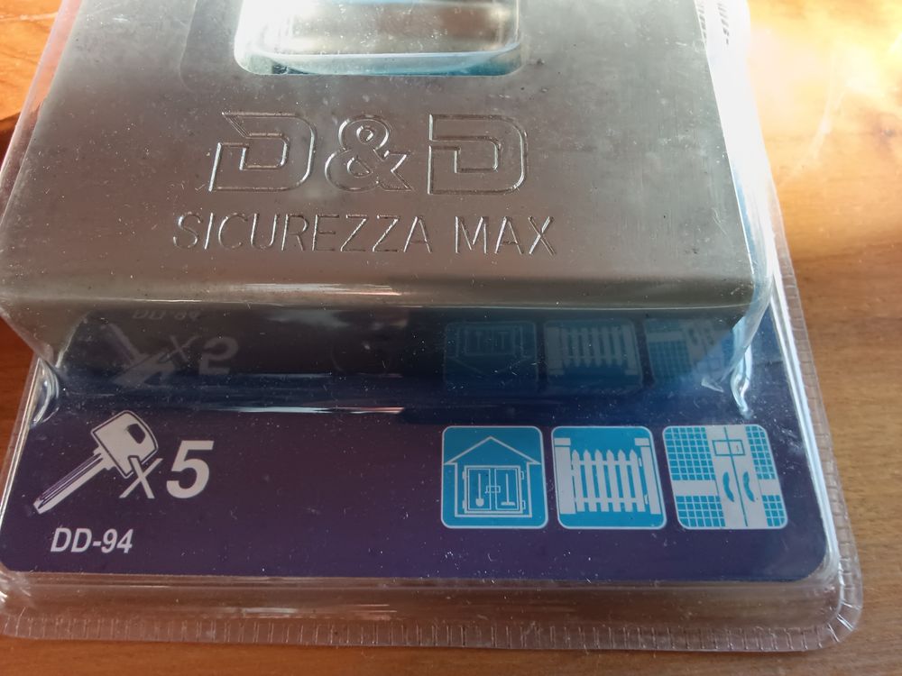 Neues robustes D D Sicherheitsschloss DD 94 5 Schlüssel (Neu und