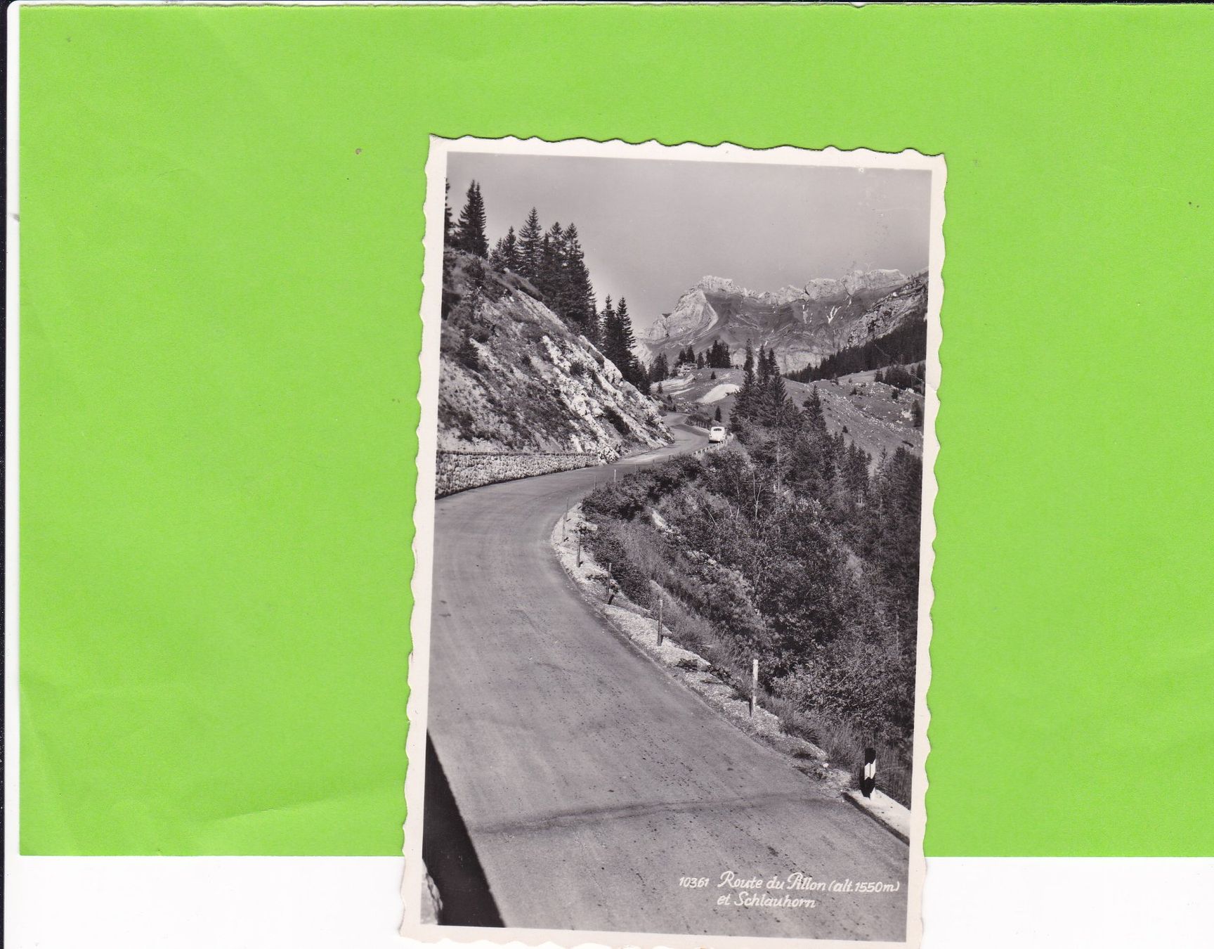 Ansichtskarten: Route du Pillon et Schlauhorn-Oldtimer – Gebraucht aus St. Peterzell von neckertal