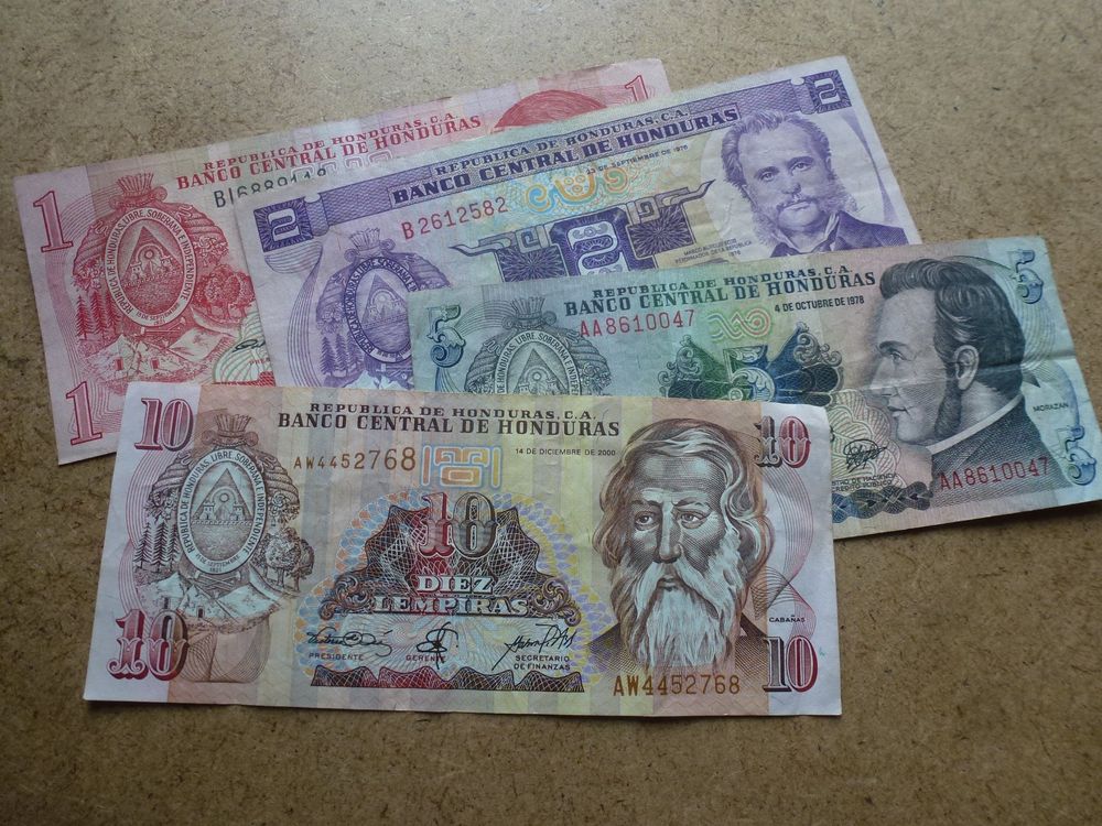 Sammlung Von St Ck Alten Banknoten Aus Honduras Kaufen Auf Ricardo