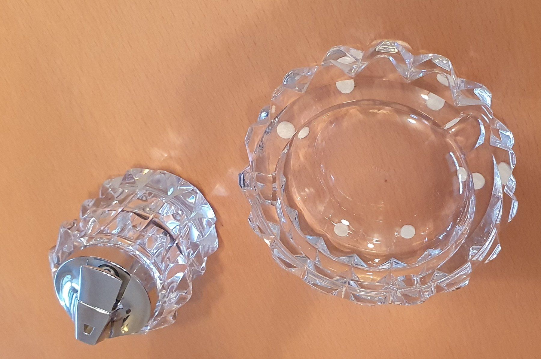 Rosenthal Portacenere: Raucherset , Rosenthal, Kristallglas – Usato da Kreuzlingen venduto da Rschweiz1 3