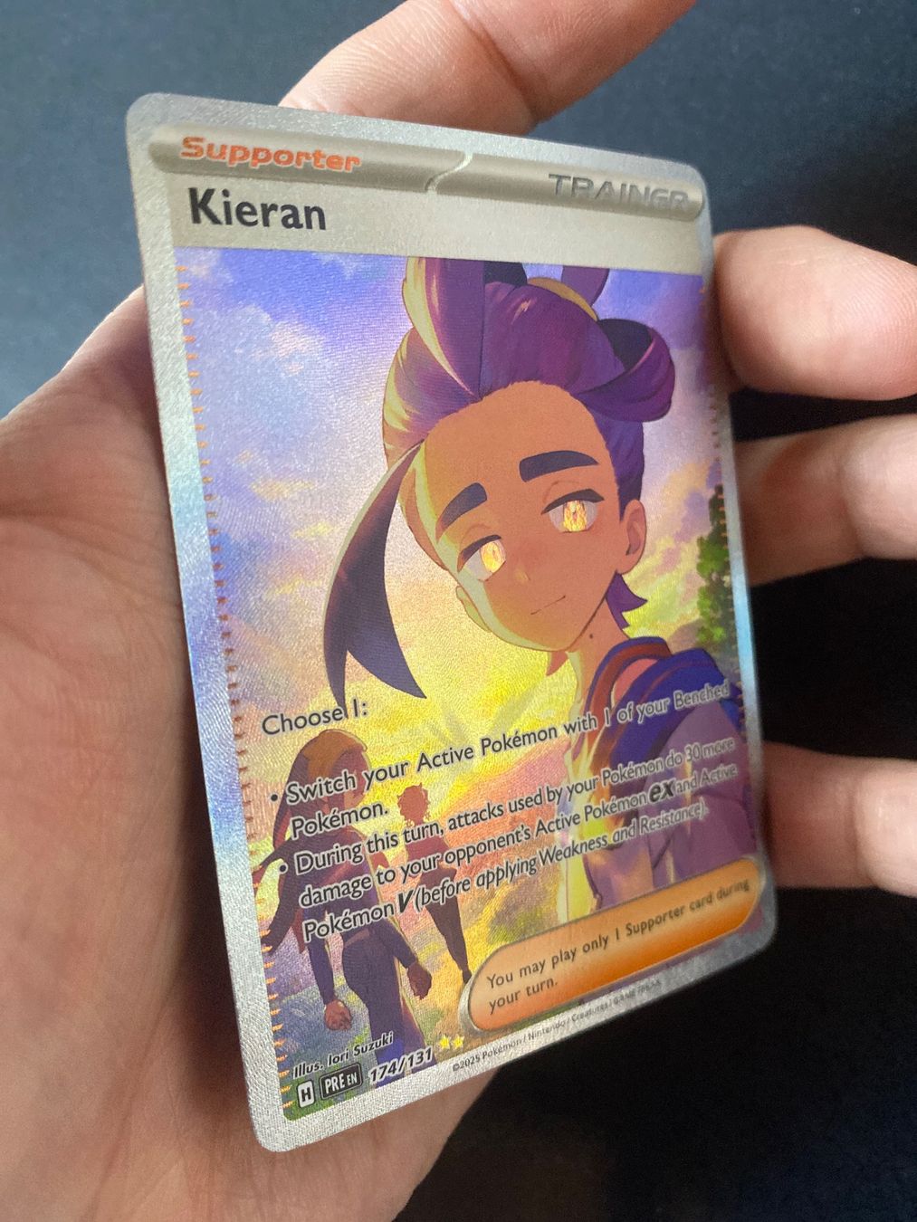 Pokémon Sammelbilder & Trading cards: Pokémon Kieran 174 - Jo - SIR - Prismatic Evolutions - EN – Neu (gemäss Beschreibung) aus Hausen AG von Shrade 2