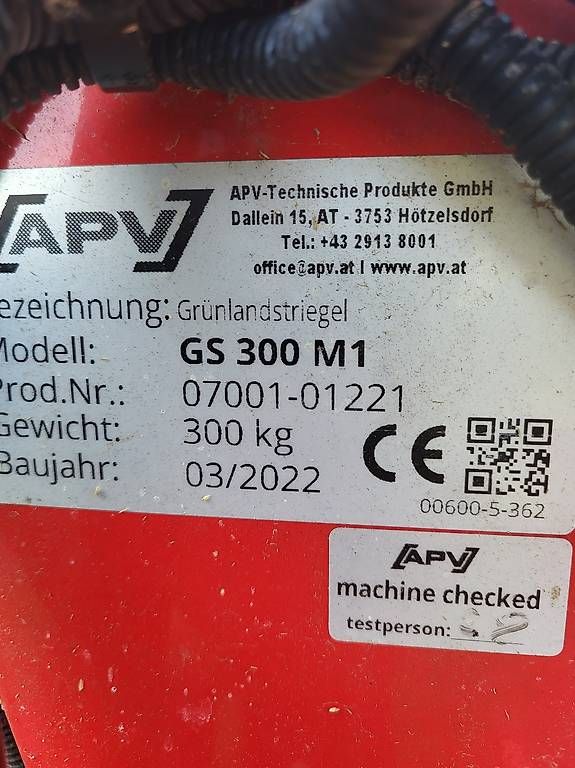 Tutte le macchine: APV 3m Grünlandstriegel – Usato da Giswil venduto da Hans83 4