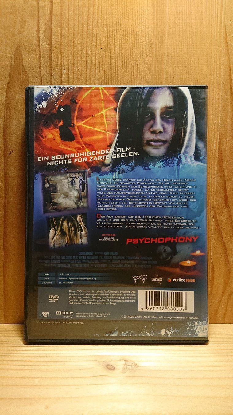 Tutti i DVDs: PARANORMAL VITALITY DVD – Usato da Wilderswil venduto da Exebub 1