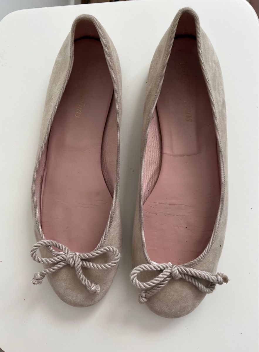 Scarpe da donna: Pretty Ballerinas Flats, Size 41, Beige – Usato da Genève venduto da gvokiii