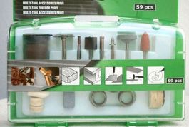 Schleif+Polier Zubehör Set 59 teilig für Dremel usw.