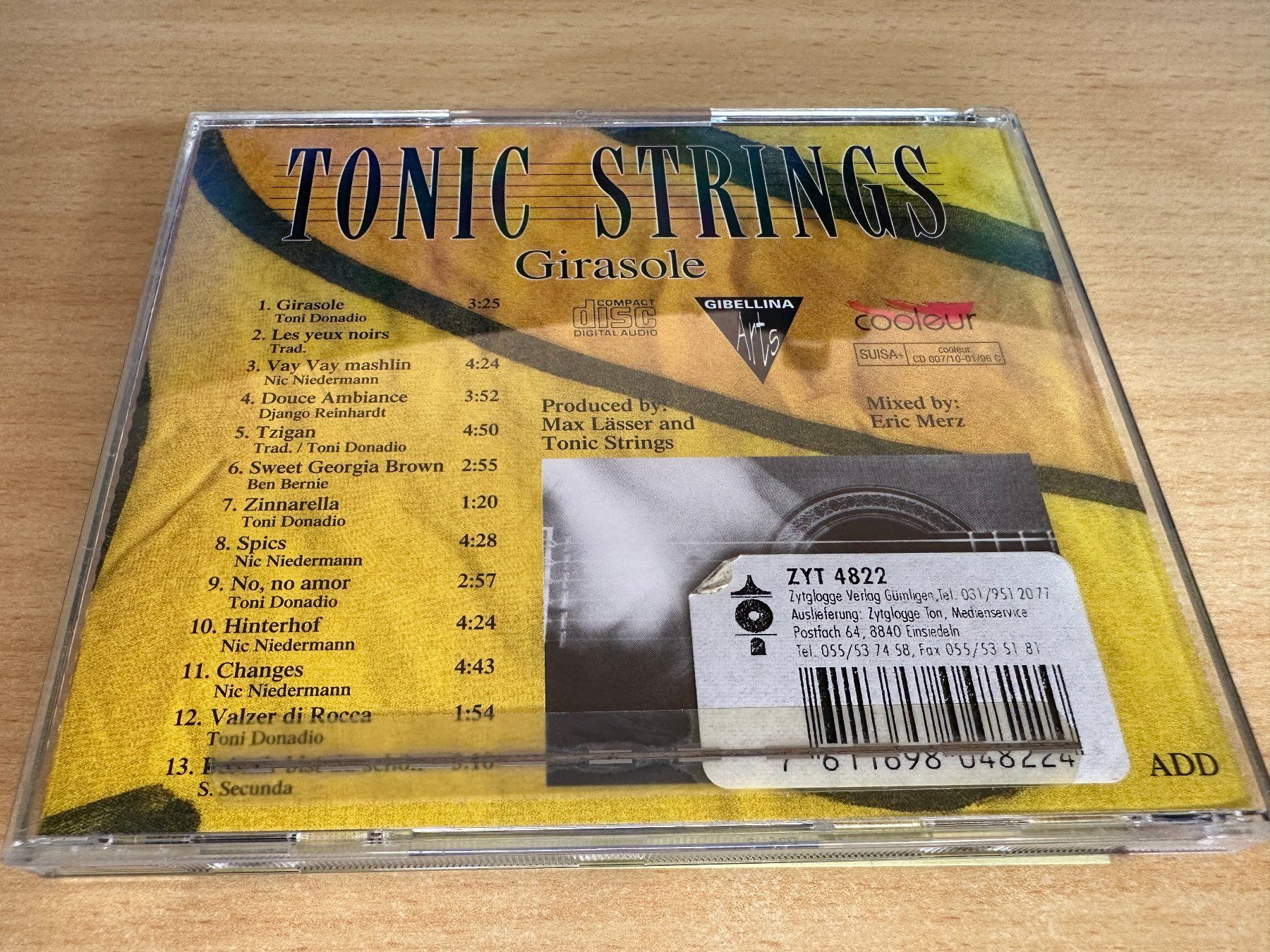 CD: Tonic Strings – Girasole – Usato da Rikon im Tösstal venduto da Alpenmutz 1