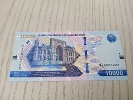 Usbekistan 10'000 S'om 2021, Samarkand, neuwertig
