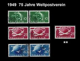 1949 75 Jahre Weltpostverein