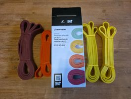 Decathlon Resistance Bands NEU Set 4 Fitnessbänder Neuwertig