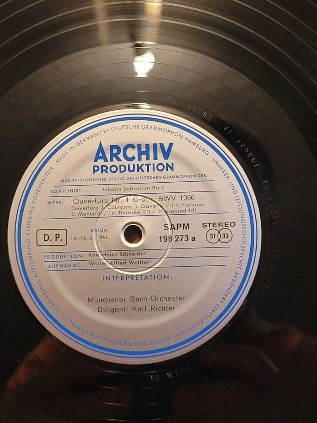 Dischi in vinile: Vinyle Bach - Ouvertures - Archiv Produktion Stereo – Usato da La Chaux-de-Fonds venduto da reu_kx5l 5
