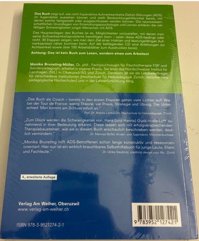 Libri: Buch Träumer oder ADS Monika Brunsting-Müller – Usato da St. Gallen venduto da Kikinia