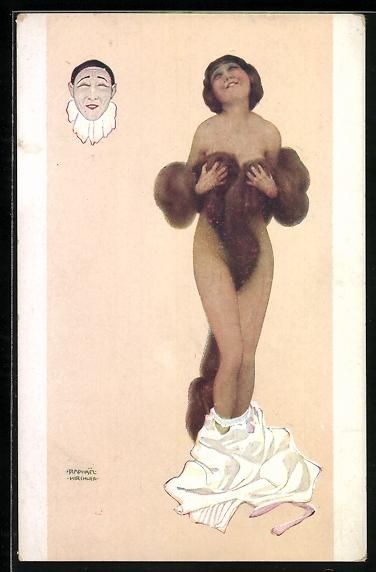Ansichtskarten: Raphael Kirchner: La Luxure, Amüsiert l – Gebraucht aus Berlin von bartko-reher