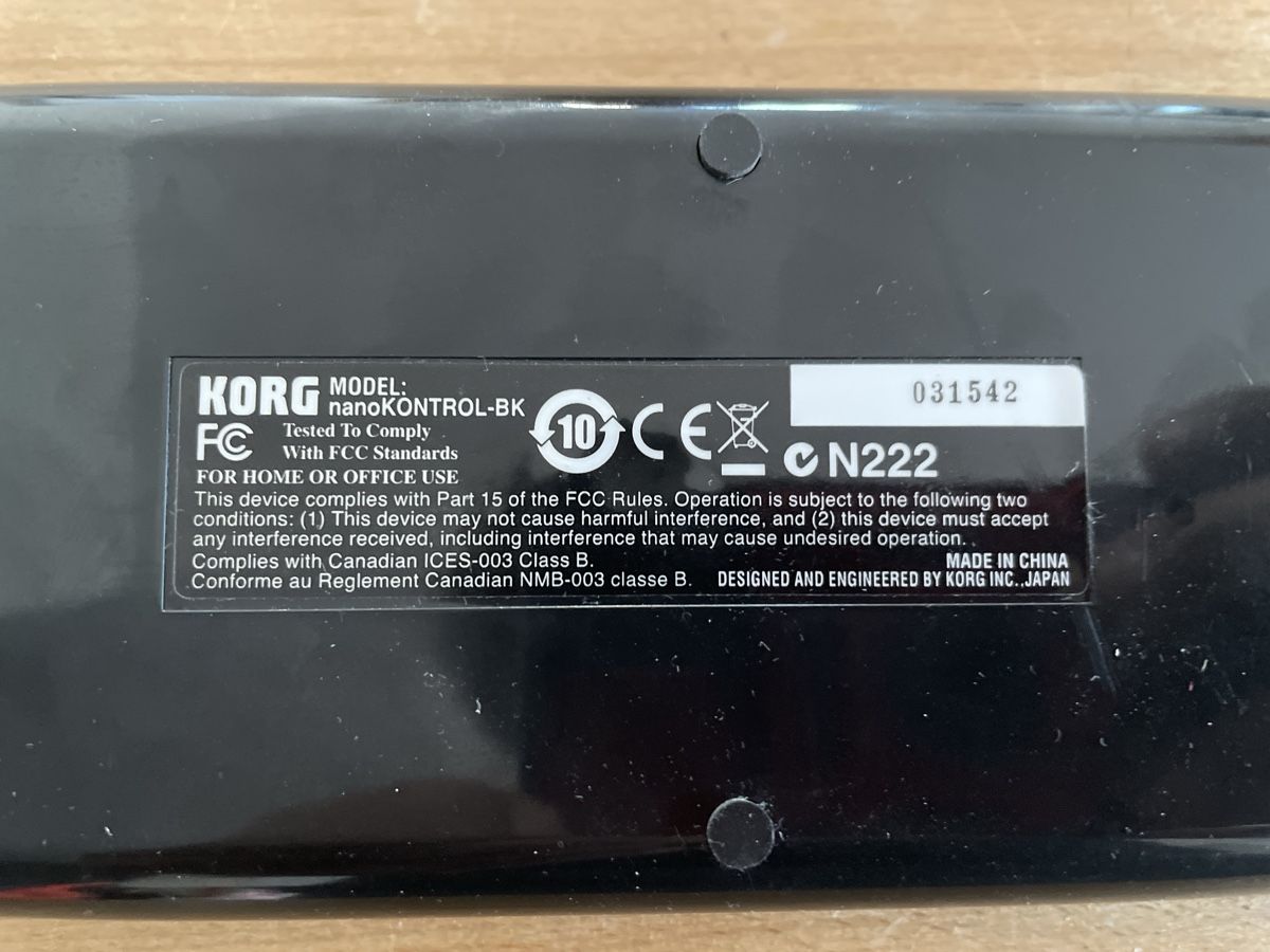 Korg Strumenti musicali: KORG KONTROL Controller mit 9 Fadern gebraucht – Usato da Zürich venduto da feuerstern 2
