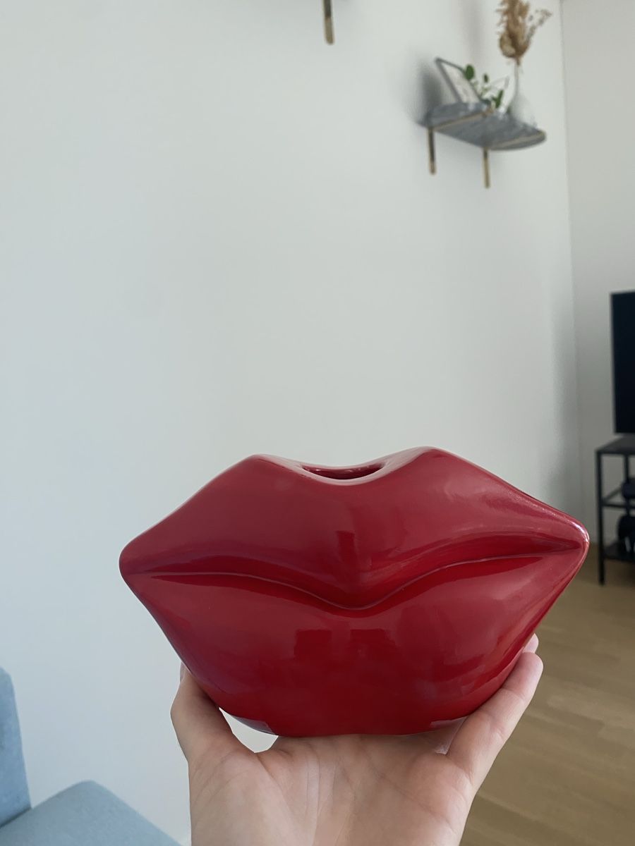 Tutte le decorazioni: Rote Lippen Vase Kunstgegenstand – Usato da Wetzikon ZH venduto da rit_ramtr