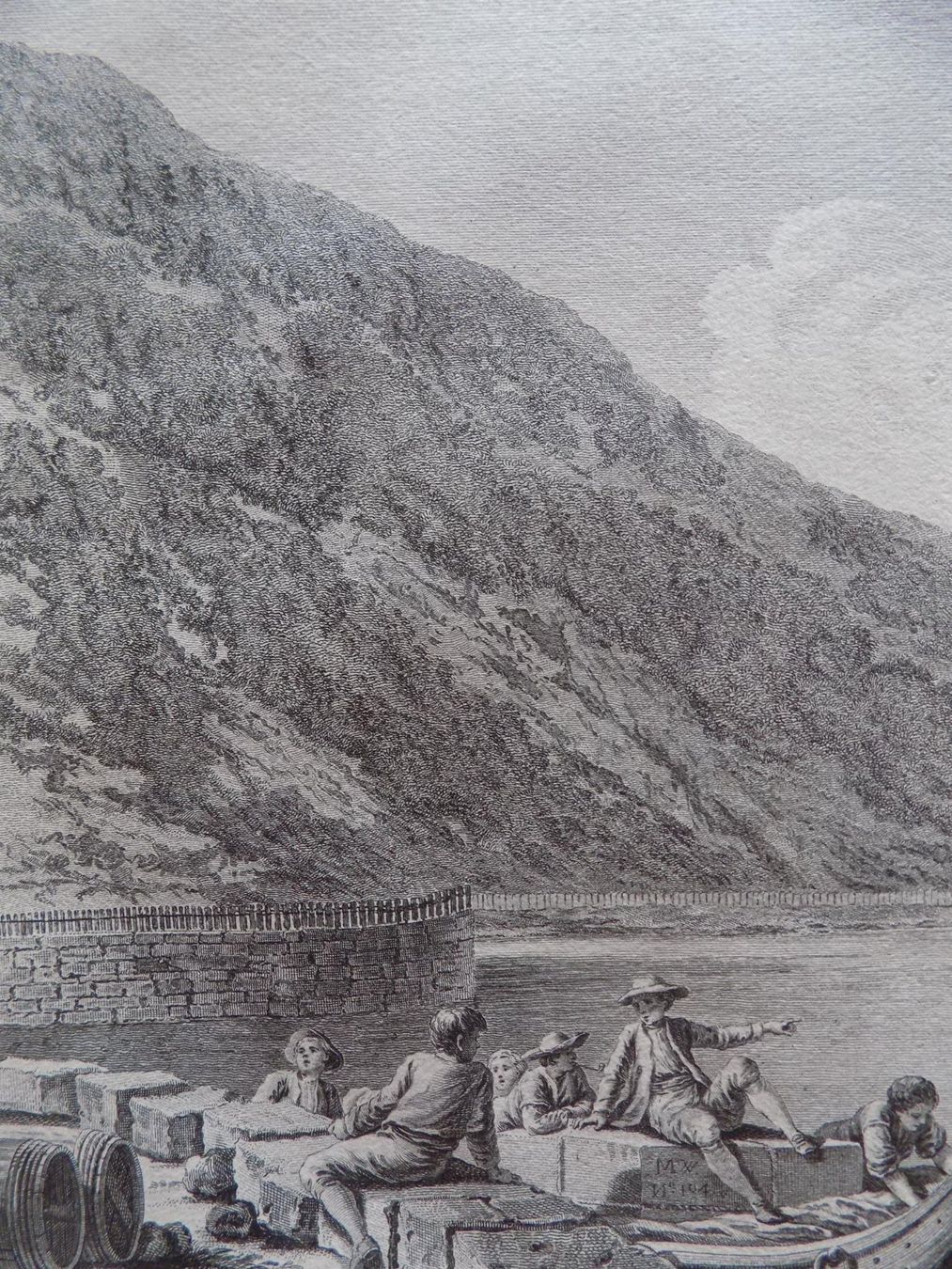 Gravures: Vue du Lac de Bienne Bielersee – D'occasion à Risch par Antikfee 4
