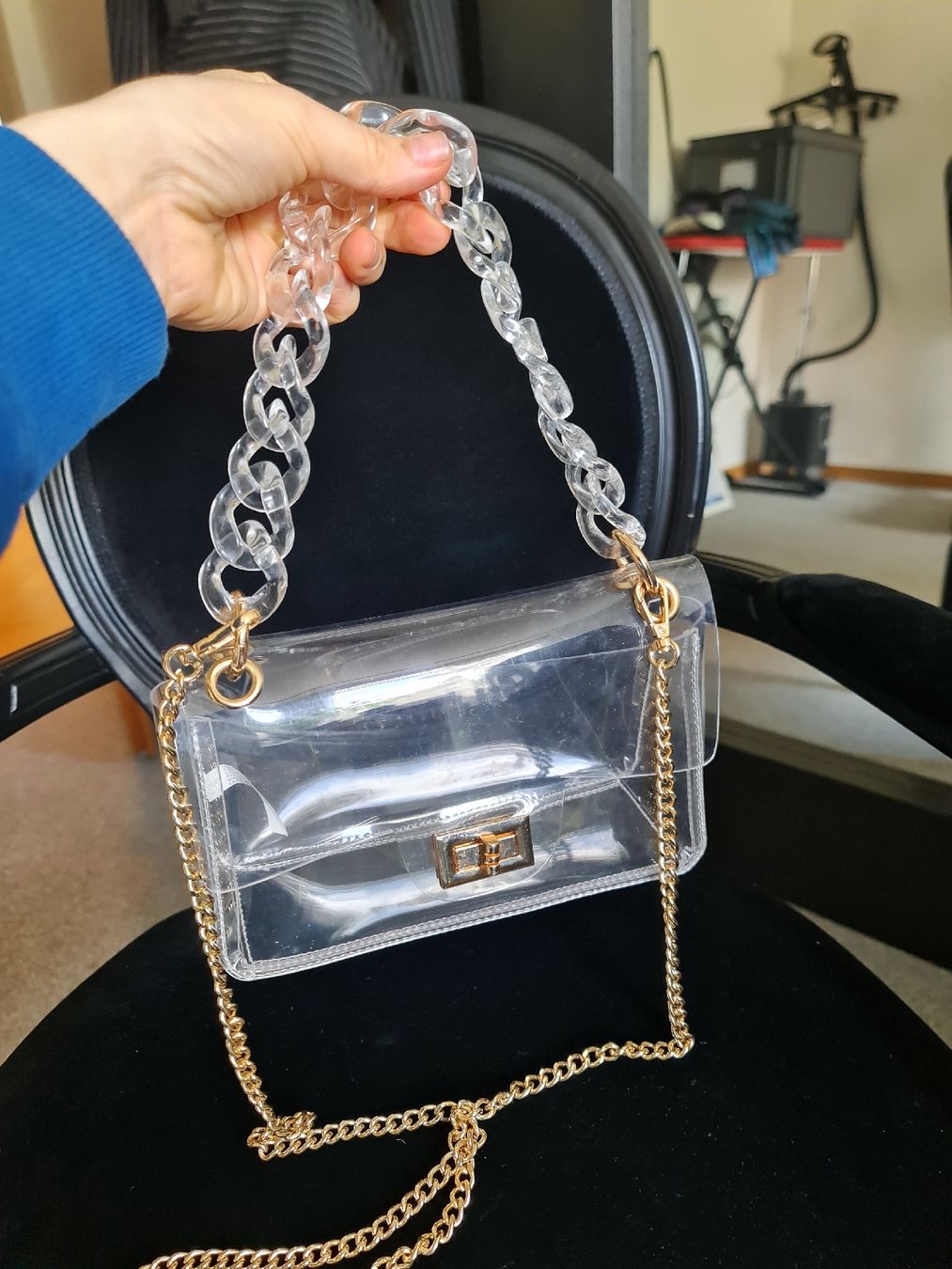 Borse da donna: Transparent Chain Bag - Summer Ready and Super Chic! – Usato da Zürich venduto da joa_26k8 5