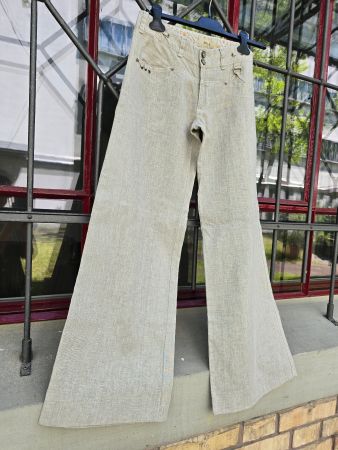 Kleidung: Hose NILE Leinen sand (S)