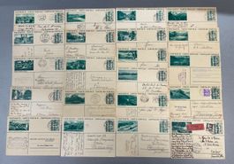Lot 23 CH Ganzsachen Bild Postkarten gelaufen