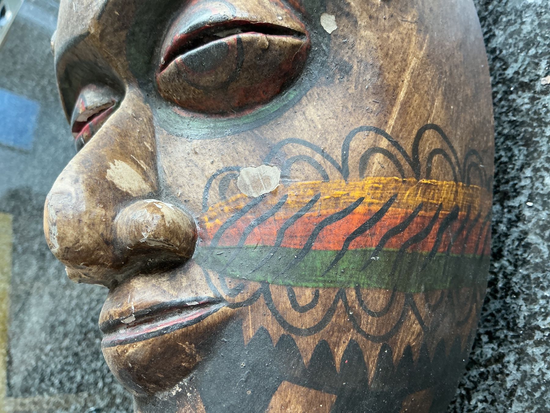 Arte internazionale: Afrikanische Maske Holz – Usato da Bern venduto da vielerart 4