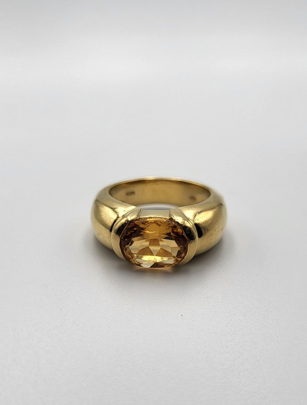 Anelli: 18 Karat 750 Gold Ring Mit Citrin – Usato da Wald ZH venduto da Aniade 9