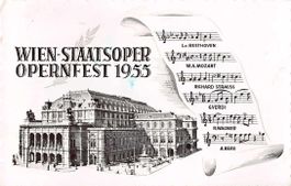 3 uralte Ansichtskarten WIEN - u.a. OPER-Jubiläum