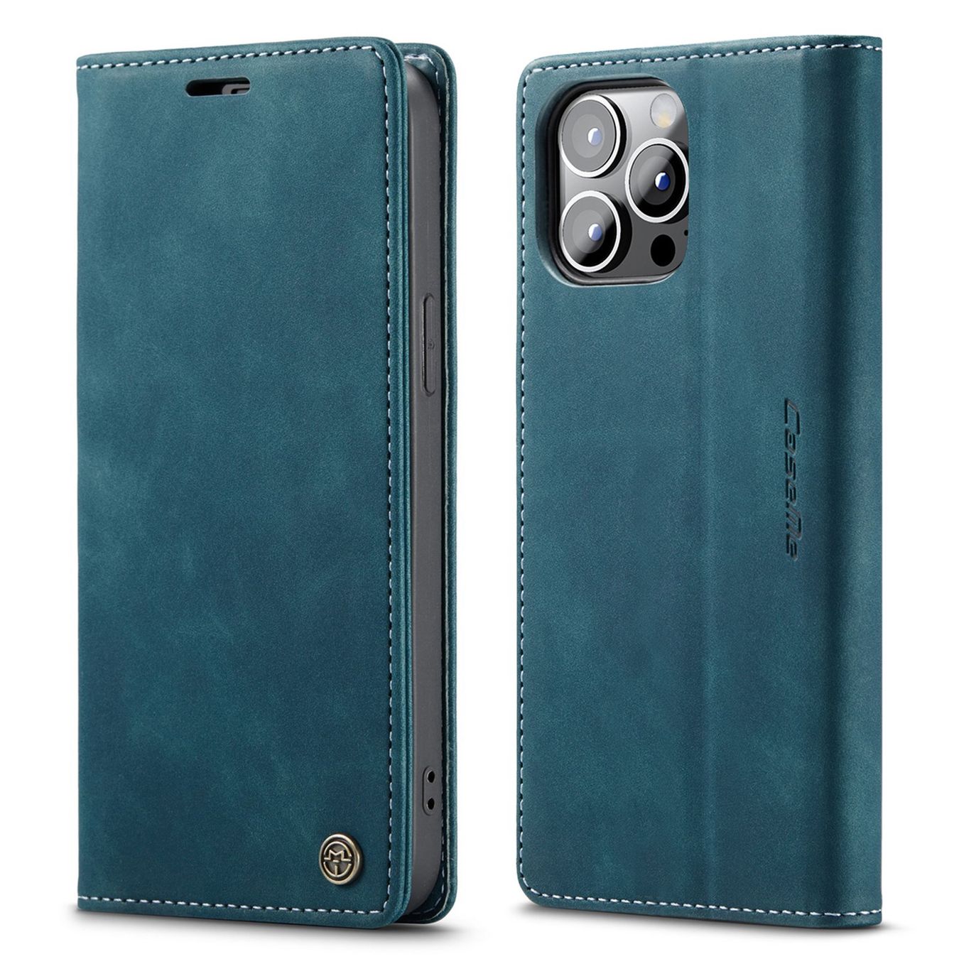 Covers & Schutzfolien: iPhone 15 Pro (Max) - étui portefeuile support Bleu – Neu und originalverpackt aus Morges von DigiAC 1