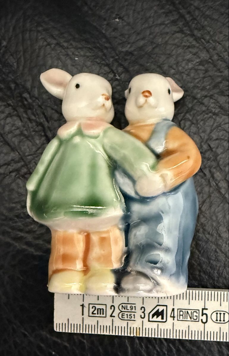 Statuette: Hasen Familie / 4 Figuren – Usato da Biel/Bienne venduto da Katja01112 7