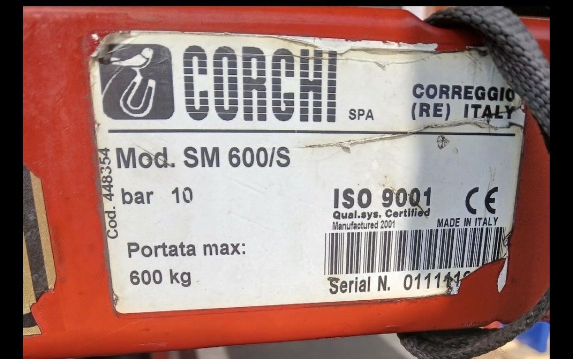 Corghi Piattaforme elevatrici: Corghi SM 600/S – Usato da Ennetbürgen venduto da mausyf123 3