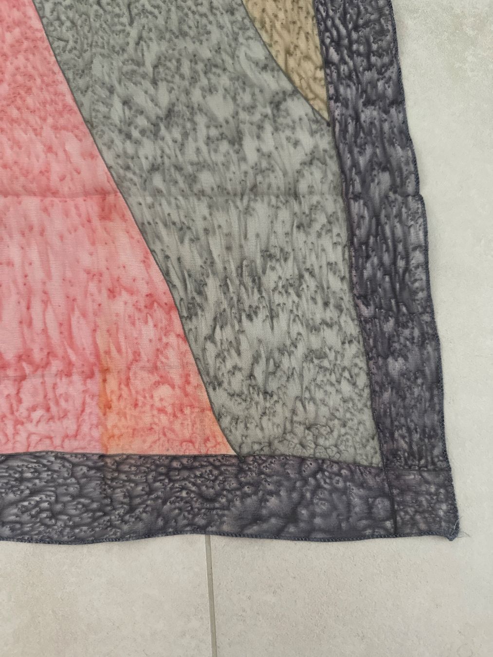 Foulard & Sciarpe: Damen Schal / Tuch grau / rosa / beige – Usato da Zug venduto da Hehe 1