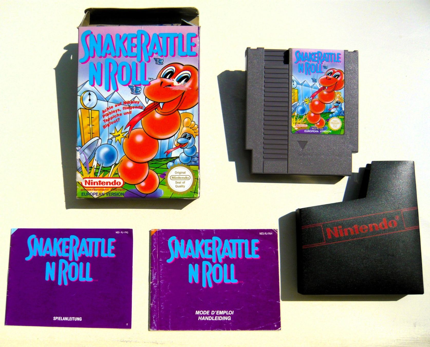 Nintendo Jeux: NES : Snake Rattle N Roll, CIB – D'occasion à Onex par Jaguar1986