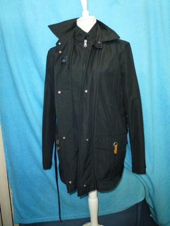 FAY ÜBERGANGSJACKE IN SCHWARZ GR M RV LUXUS JACKE DESIGNER