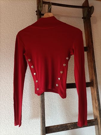 Tally Weijl Shirt Rollkragen rot XS