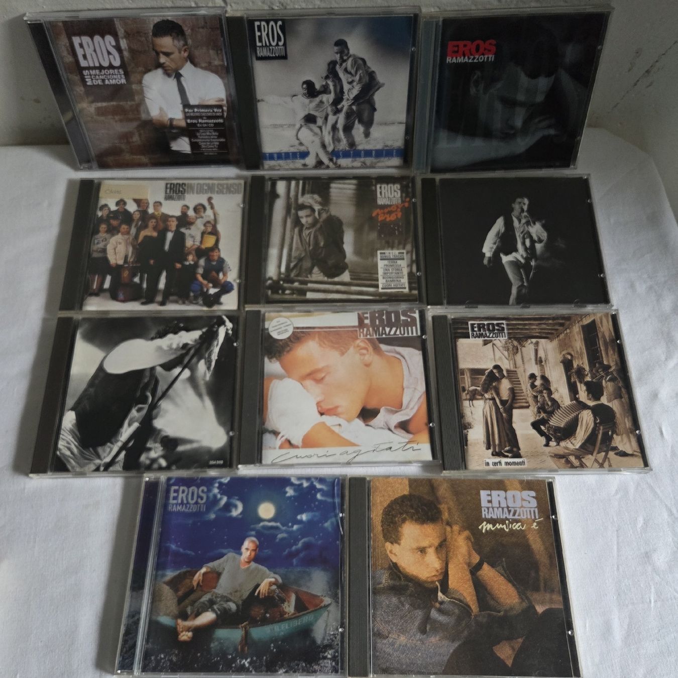 CD: CD Sammlung Eros Ramazzotti 11 Stück.. – Usato da Stans venduto da Ducati16