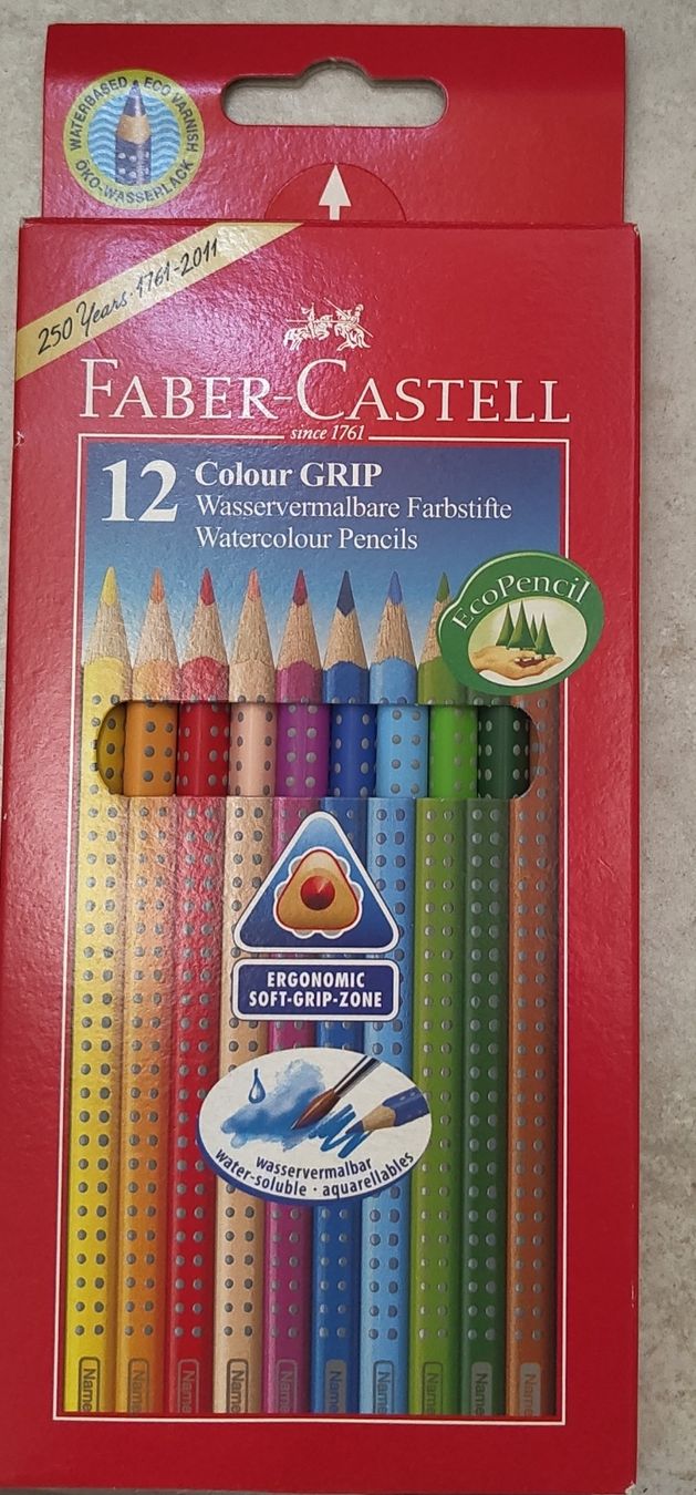 Faber-Castell Stylos & Marker: FABER-CASTELL 12 Colour GRIP Farbstifte – Neuf avec emballage d'origine à Schänis par Second_Life_