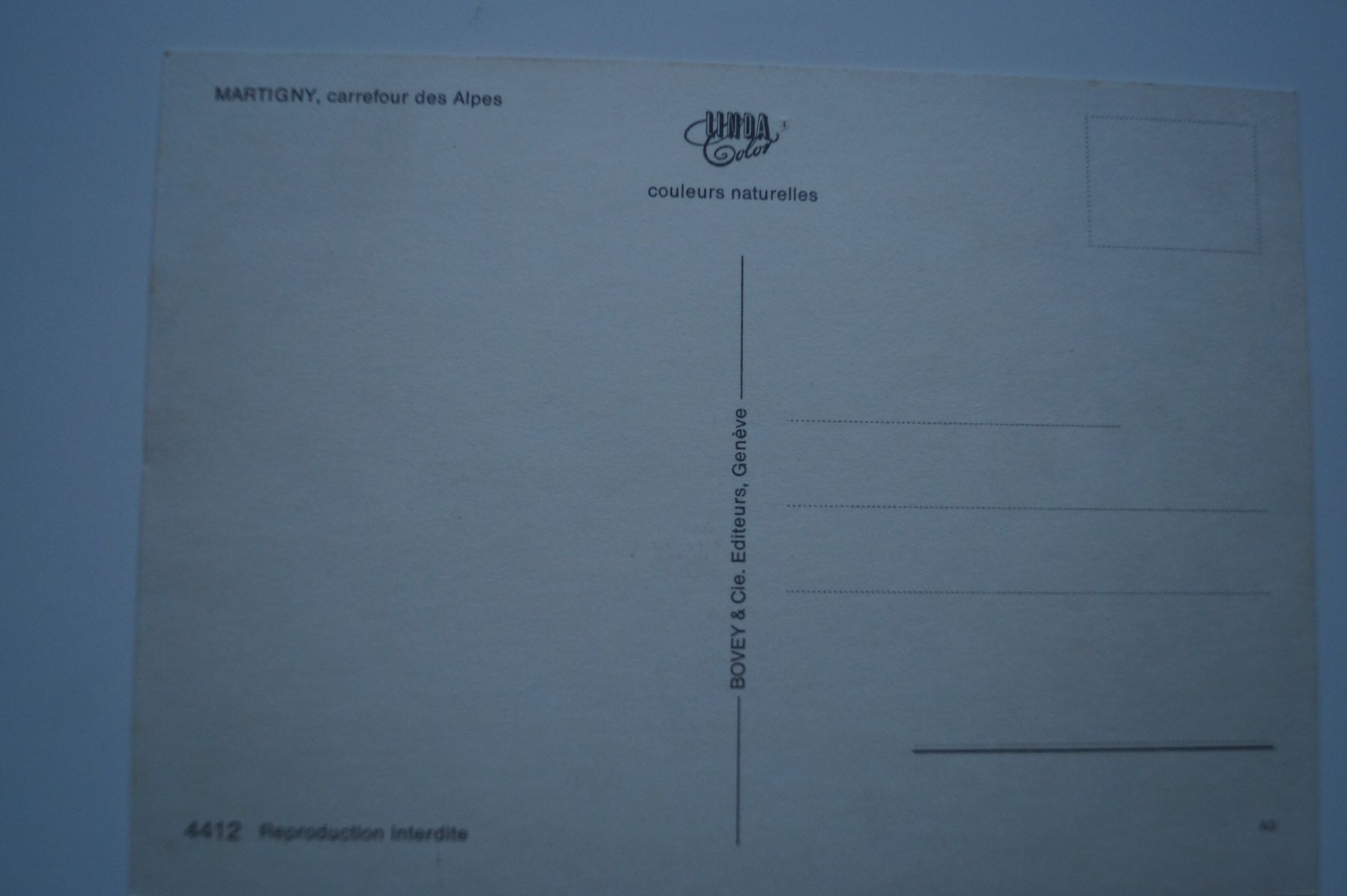 Cartoline postali: Martigny, Panorama – Usato da Scheid venduto da dirauls 1