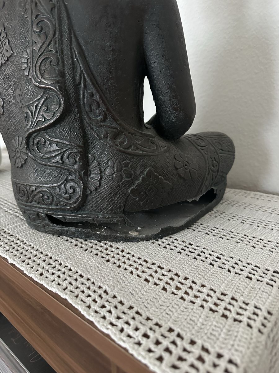 Statuette: Buddha Figur schwarz – Difettoso da Rümlang venduto da PixelPoet456 1