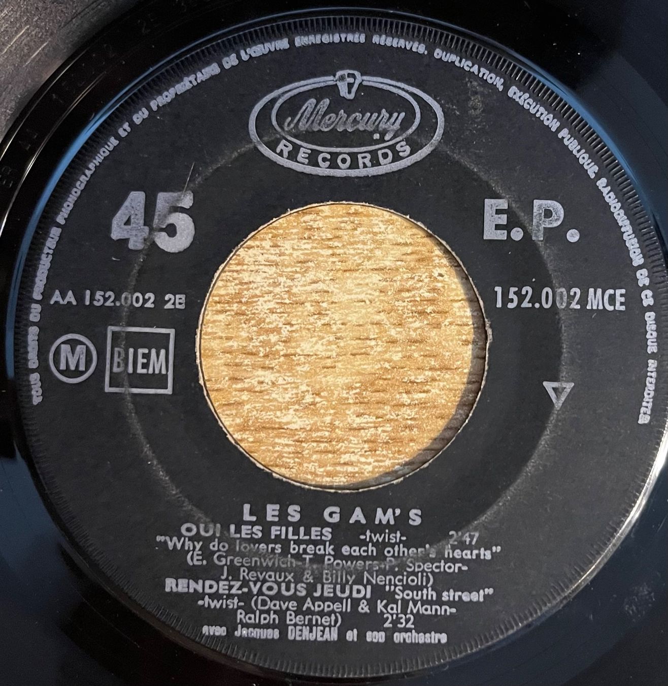 Dischi in vinile: LES GAM'S - IL A LE TRUC – Usato da Bussigny venduto da vinyl-pas-cher 3