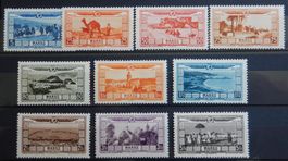 Marokko Franz. Kat. 77-86 * 1928 Kat. 50 Euro