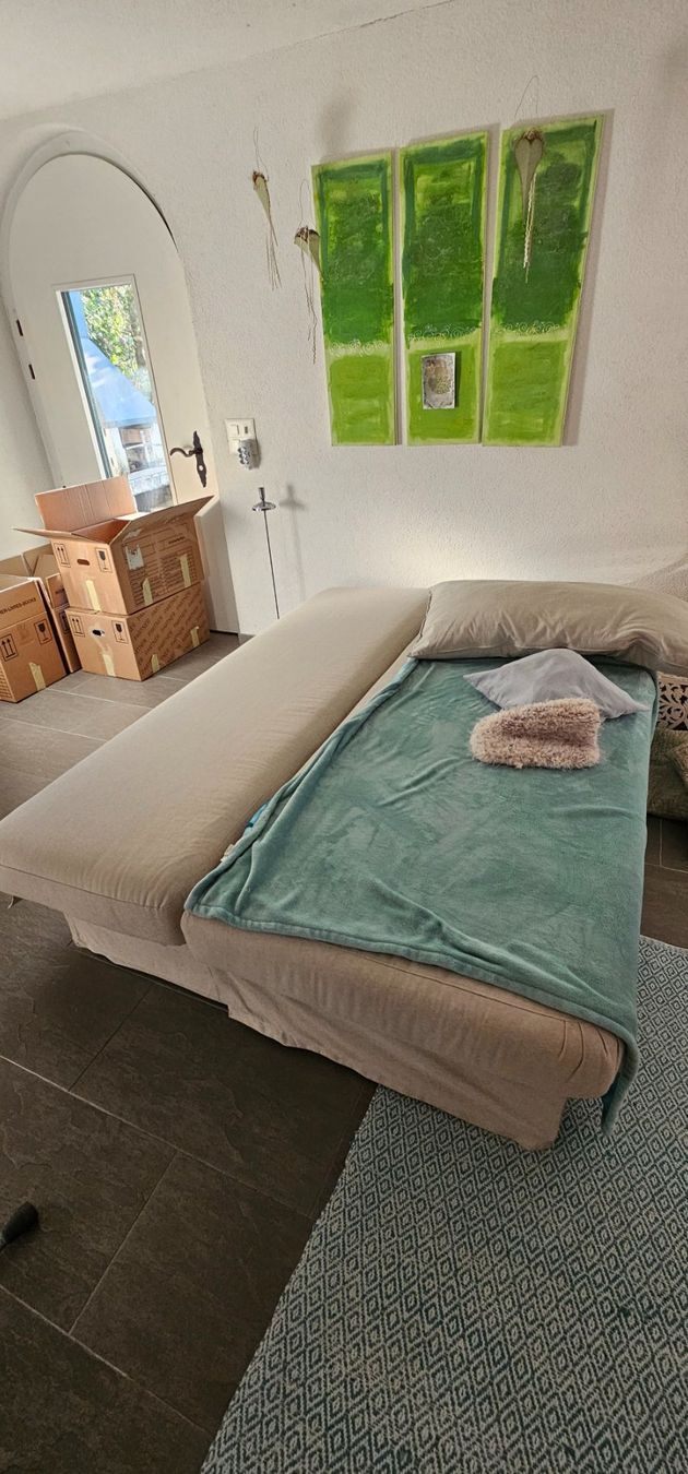 Ikea Sofas: Schlafsofa beige mit Bettkasten – Gebraucht aus Seengen von artemik 3
