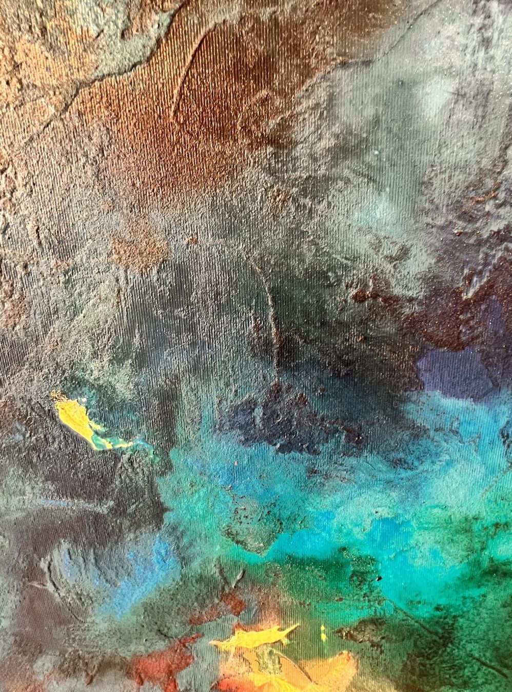 Gemälde: Andrea Scacciotti - Malerei auf Leinwand - Material abstrakt – Gebraucht aus Ponte Tresa von 11GalleriaAlterEgo11 9