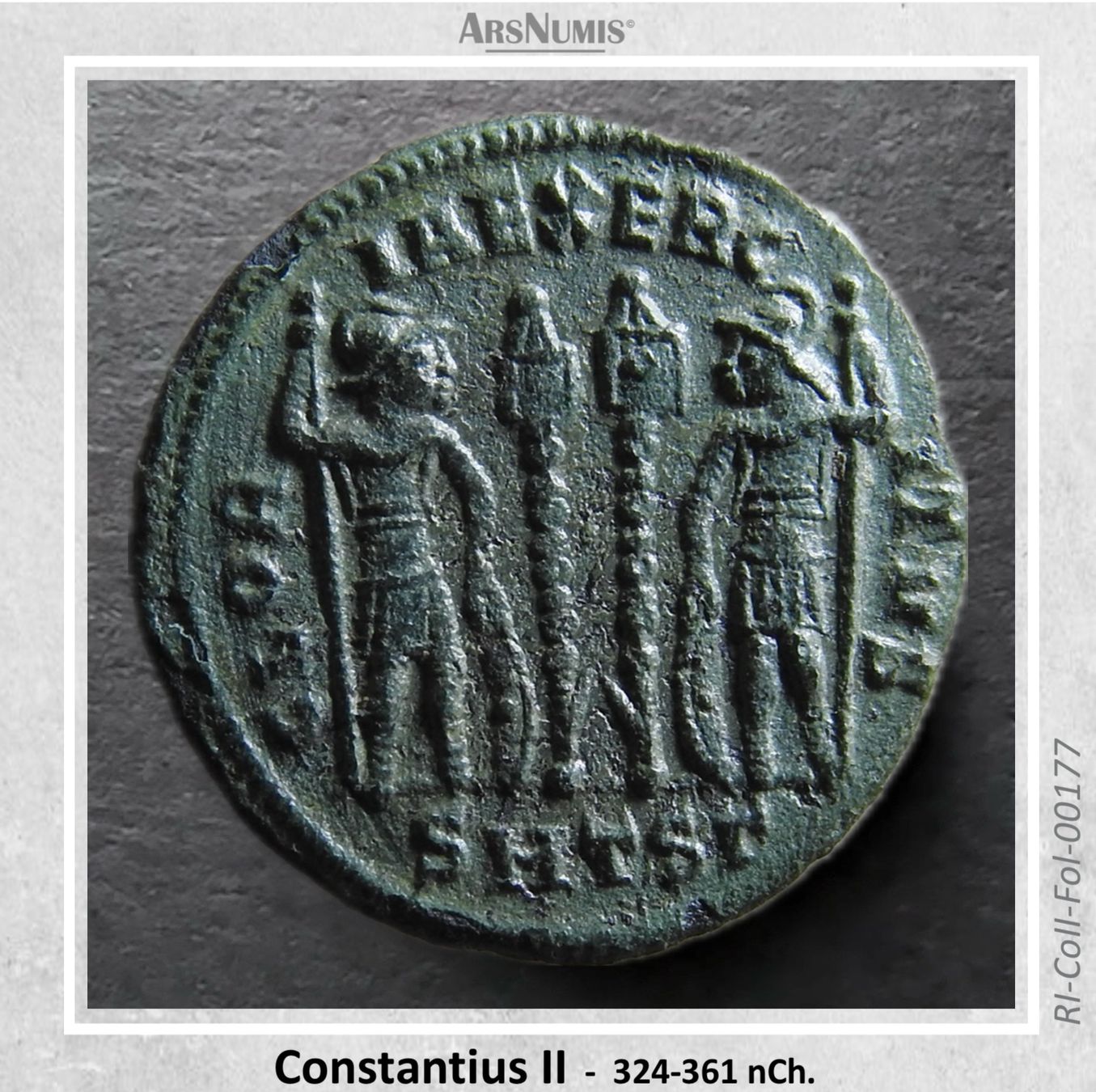 Tutti le monete: Römische Münze - Constantius II – Usato da Oberwil b. Zug venduto da ArsNumis 1