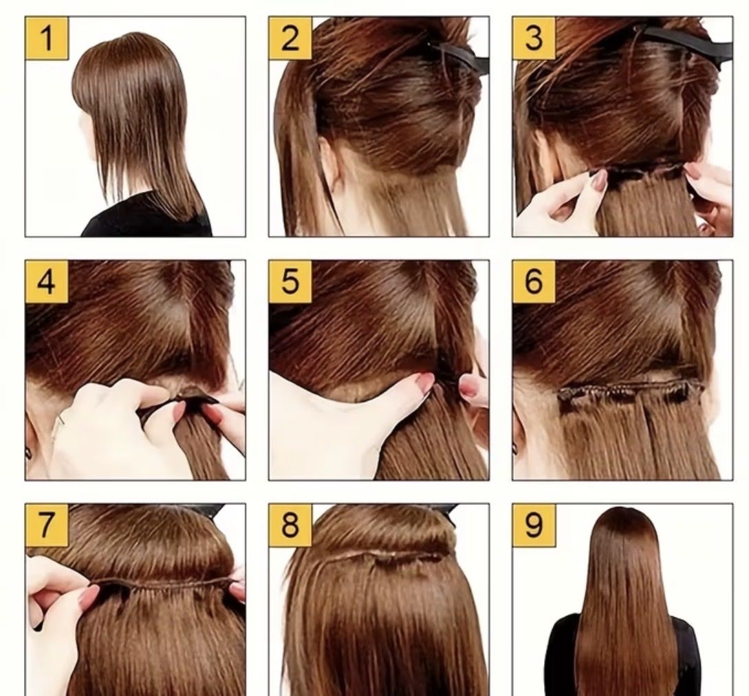 Parrucche: Clip Extensions 55,8cm braun  – Nuovo (secondo la descrizione) da Trimbach venduto da Alessia75 5