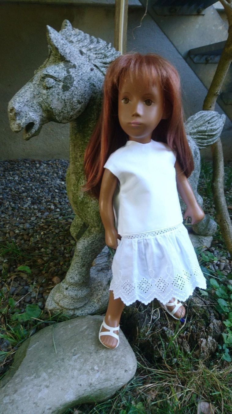 Bambole: SASHA CLASSIC-LINE Nostalgiekleid / Unterkleid – Nuovo e nell'imballaggio originale da Schüpfen venduto da ardiphne 3
