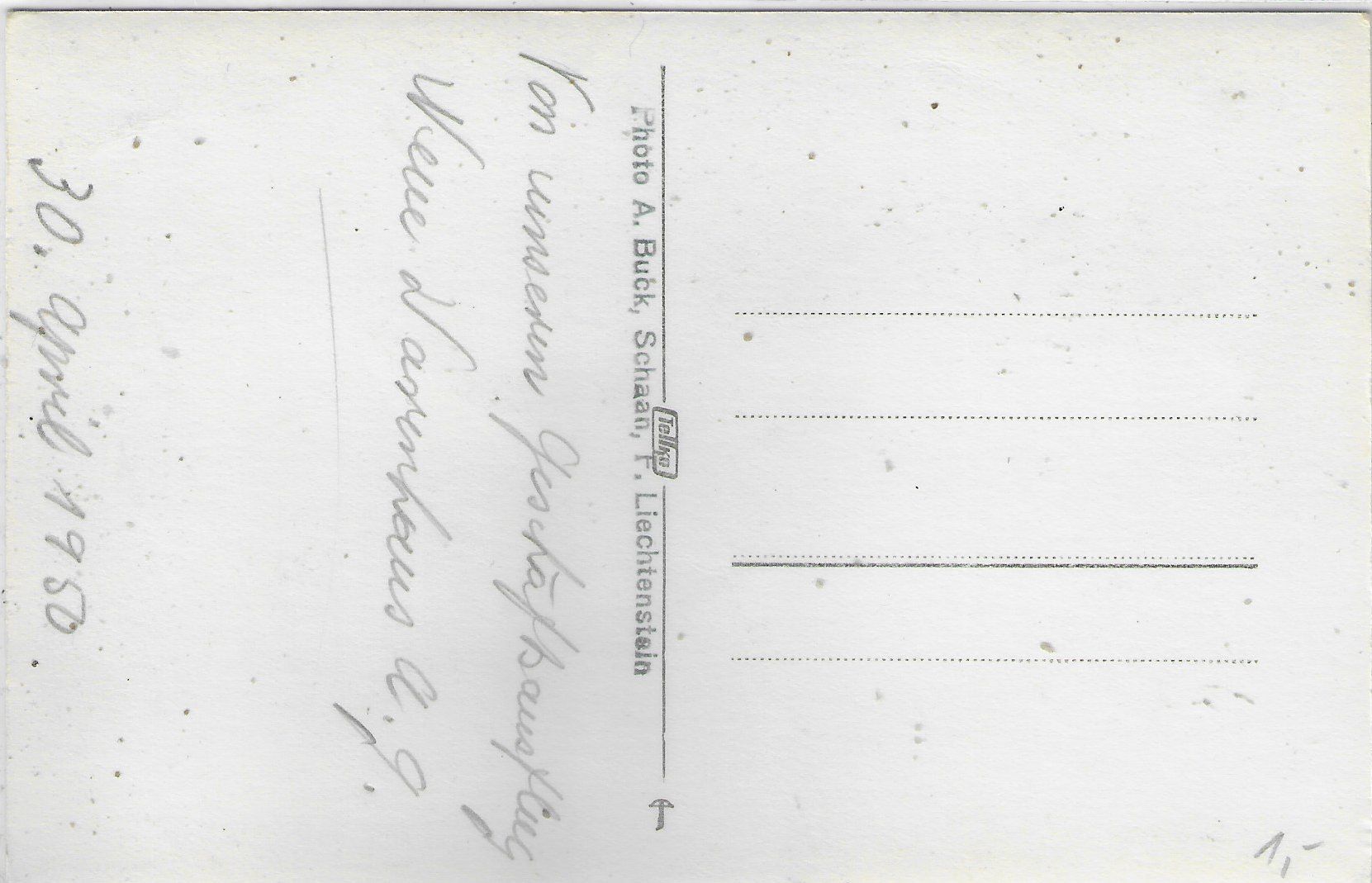 Cartoline postali: Vaduz - Ausflugs-Restaurant – Usato da Ettingen venduto da Kartenplanet 1