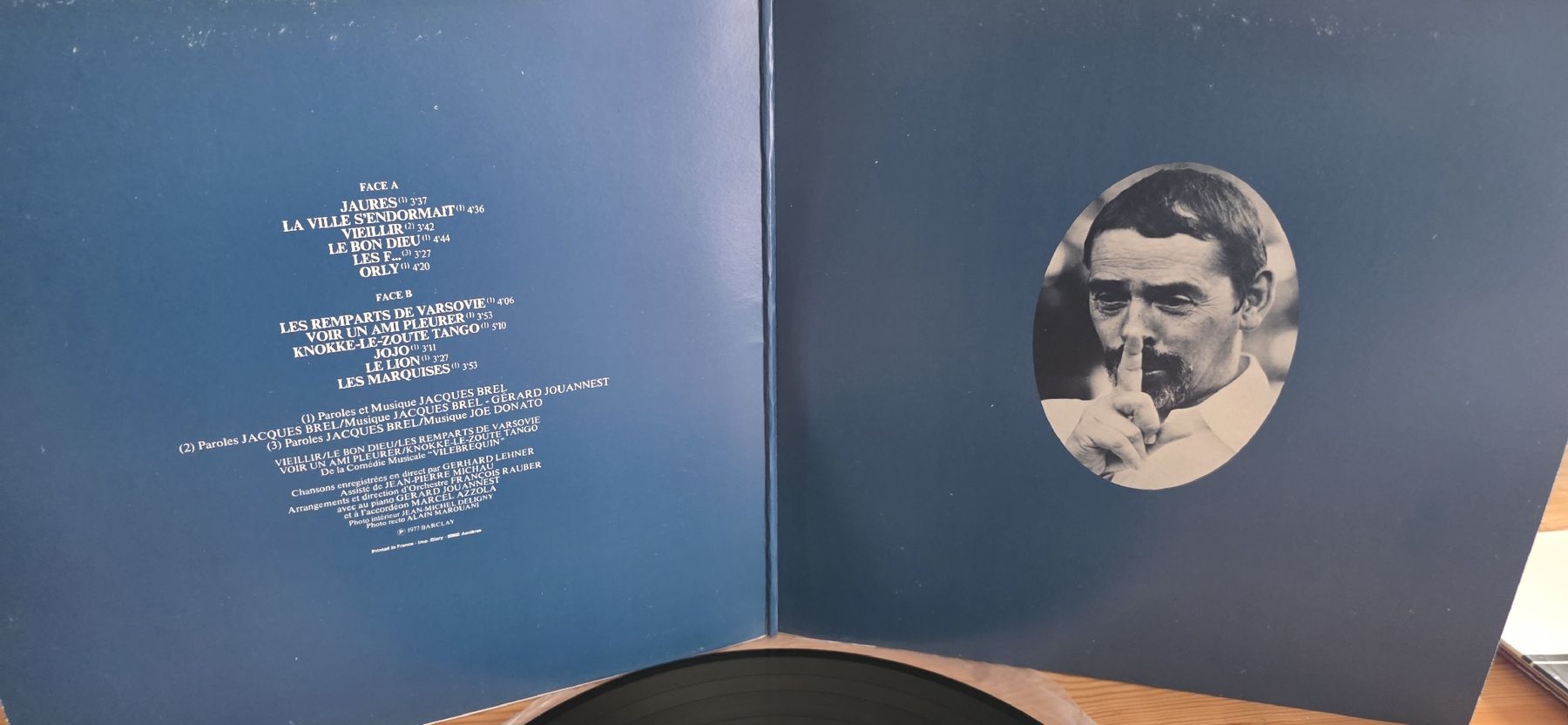 Dischi in vinile: Jacques Brel  Très Bon État 1977 Vg,Vg – Usato da Yvonand venduto da RF-VINYL 5