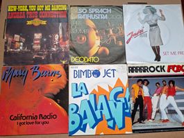 7" Singles-Sammlung Auflösung: 6x Disco Soul Funk RnB